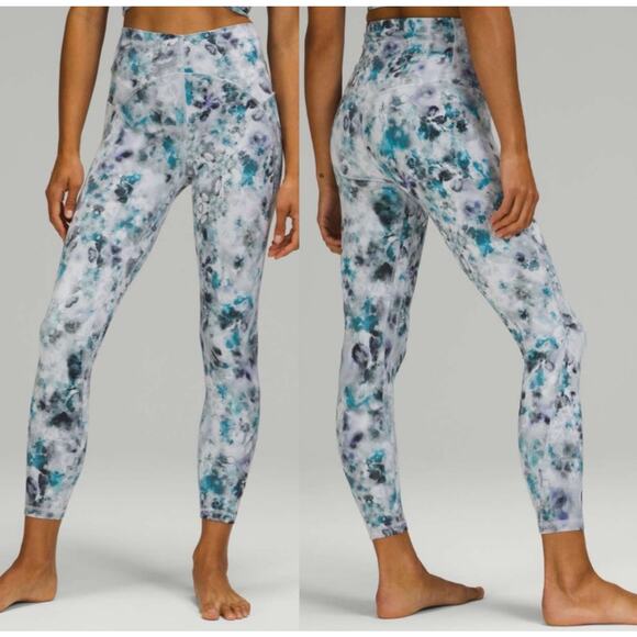 Lululemon Unlimit High Rise Tight 25" Leggings Kaleidofloral Multi Size 4 W5DVJS - Picture 1 of 6